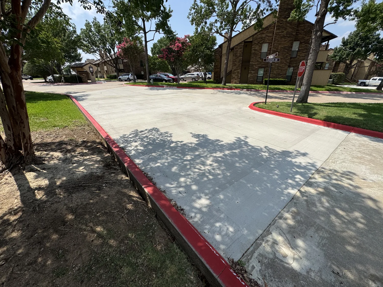 Poured to spec, documented to match by Lucky’s Concrete in Clermont